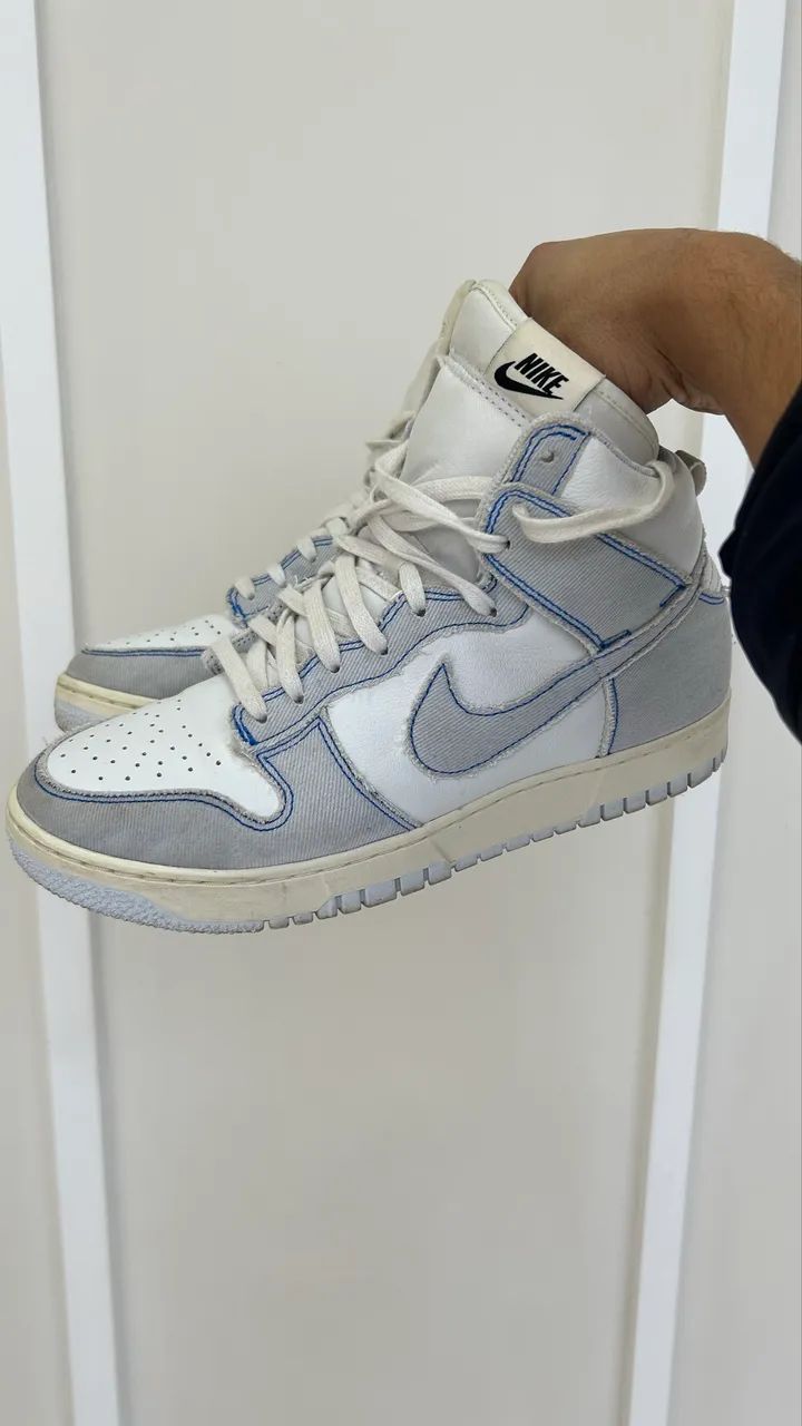 nike dunk 1985 blue denim