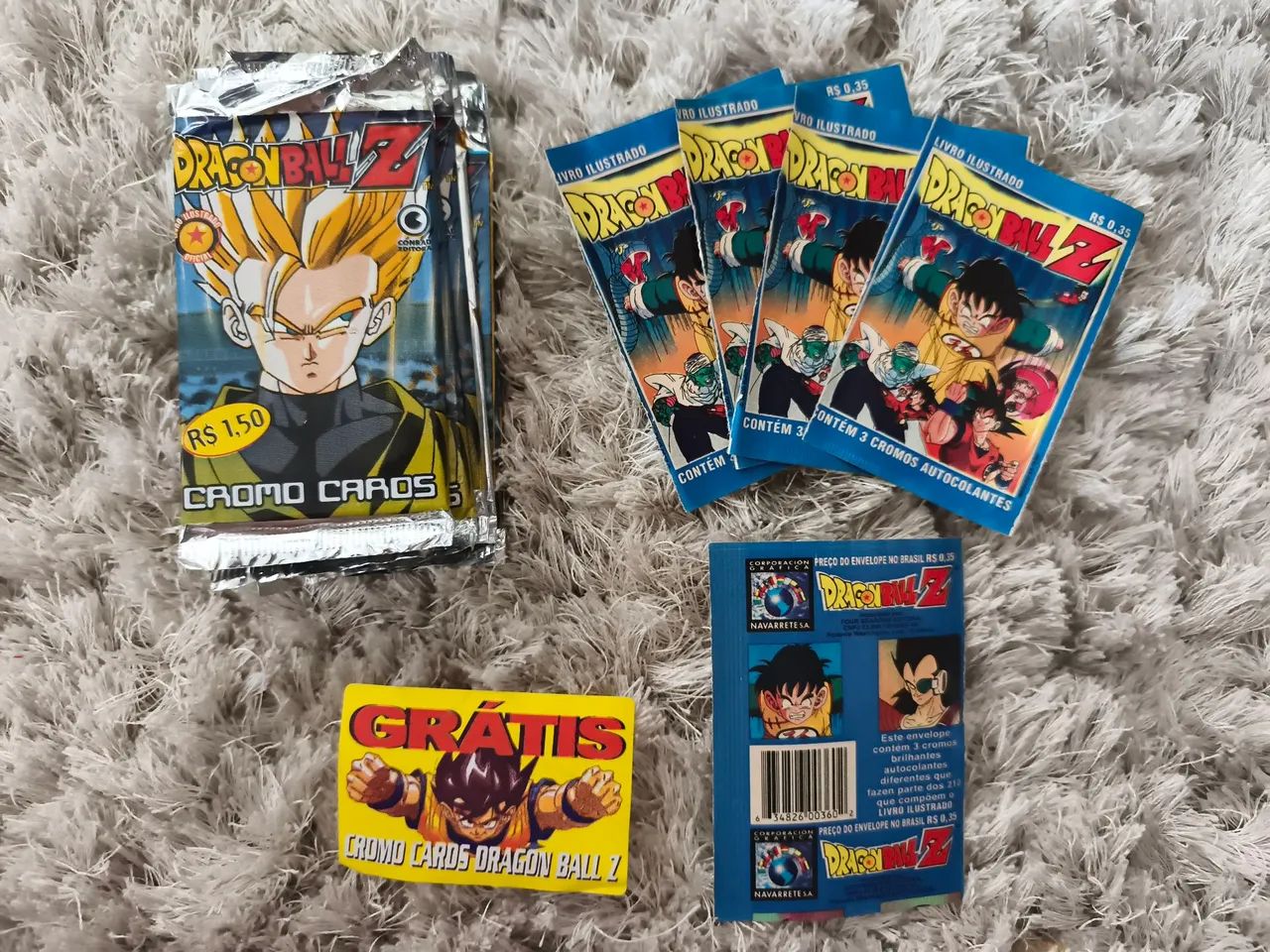 Dragonball Z Cromo Card Anos 90 Original - Jogos de Vídeo Game