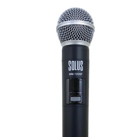 MICROFONE SEM FIO VHF FREQUENCIA FIXA SOLUS MM-120SF - Foto 2