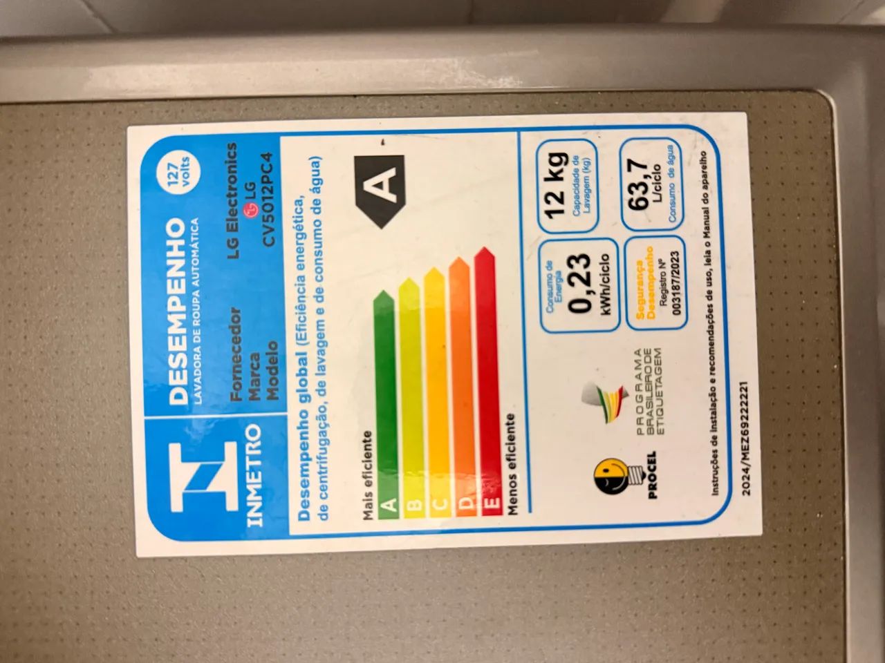 Lava e Seca LG Inox 12kg/7kg - excelente estado  - Foto 2