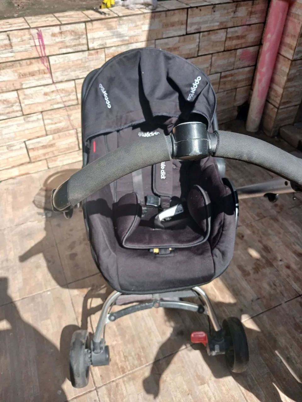 Carrinho moises com bebê conforto marca kiddo aceito oferta  - Foto 2