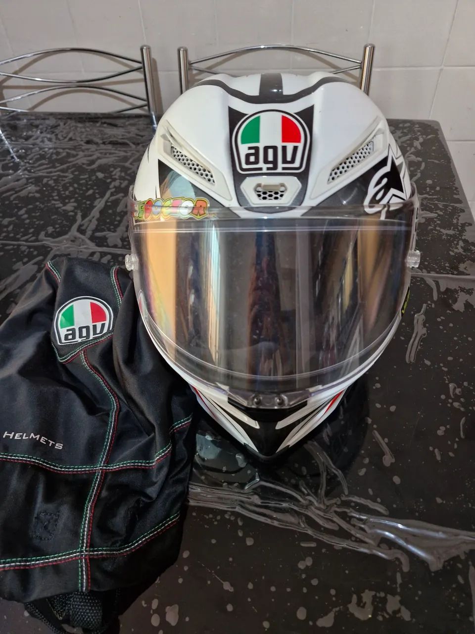 CAPACETE AGV CORSA VELOCITY EM PERFEITAS CONDIÇÕES 