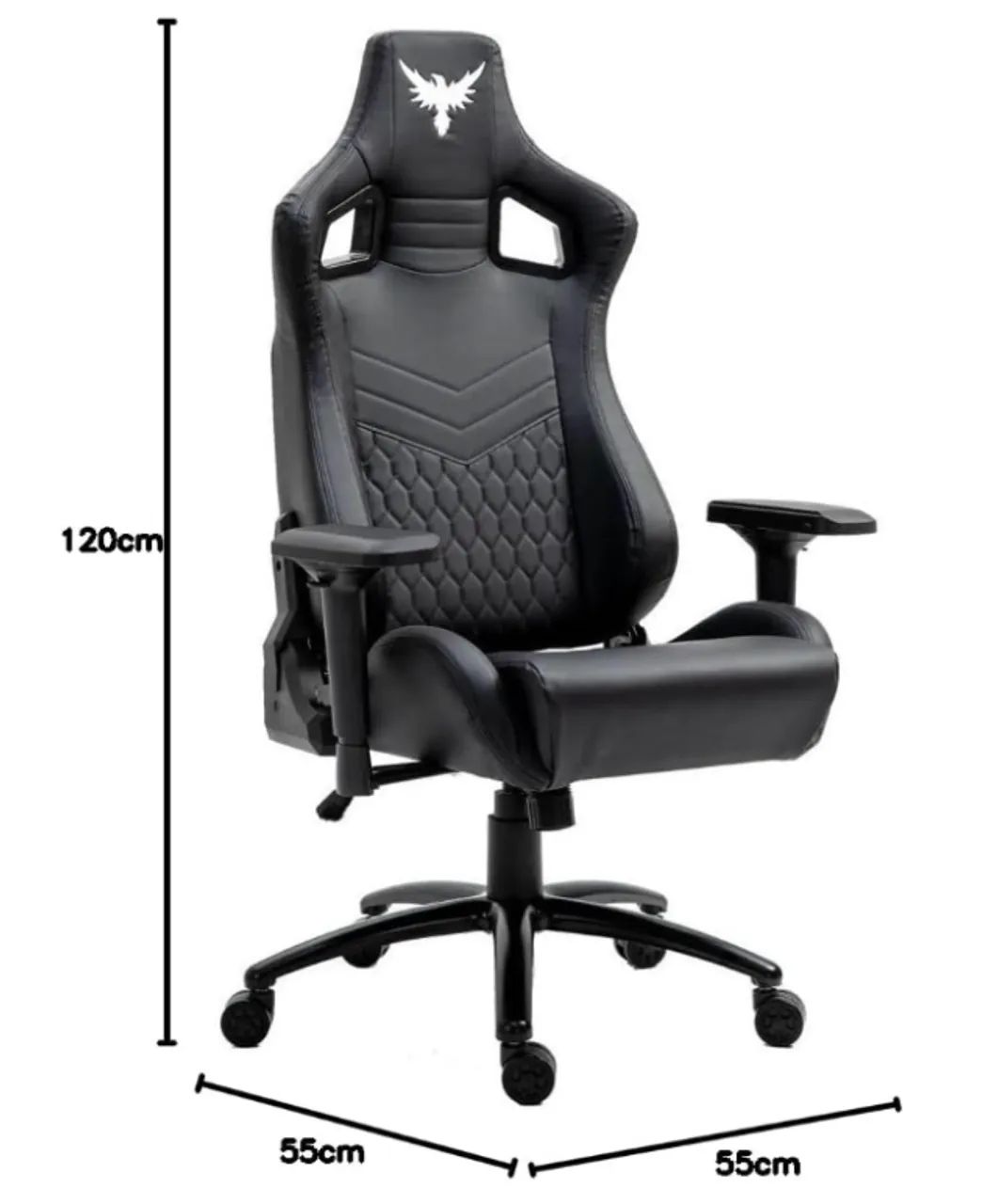 Cadeira Gamer Raven X-30 Estrutura em metal, braço 4D, encosto reclinável Trava de Inclina - Foto 2