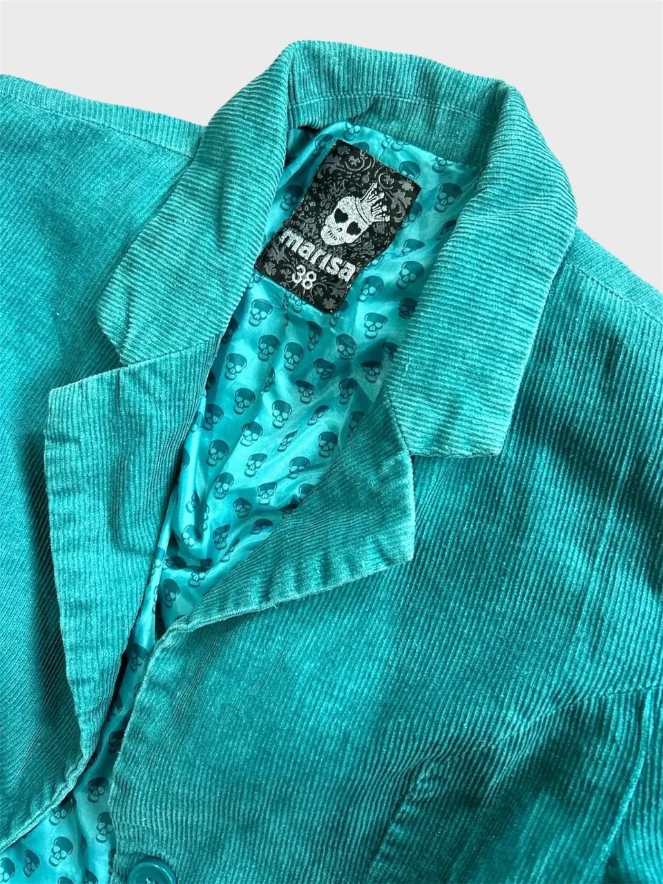 Blazer veludo cotelê vintage y2k  - Foto 3