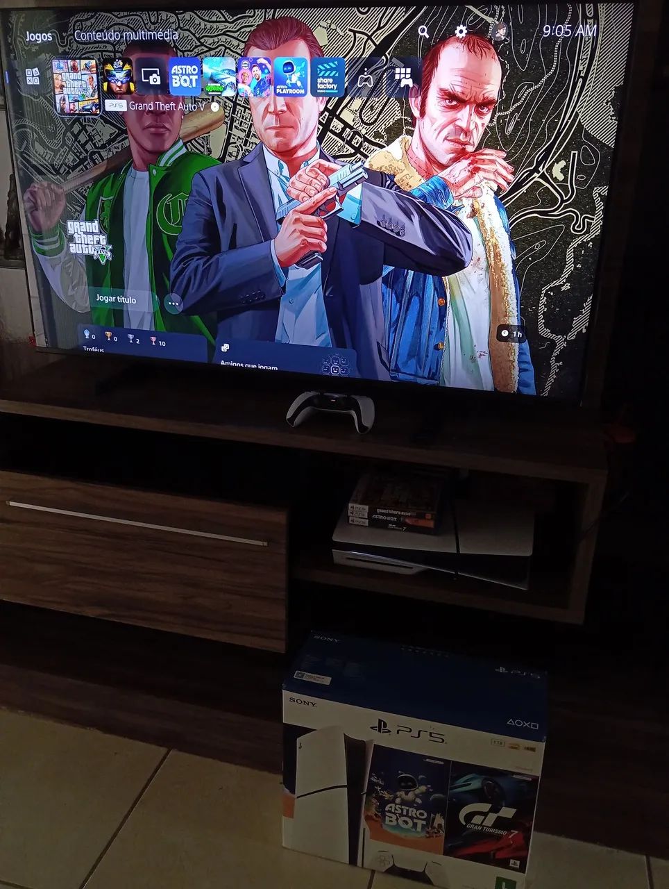 Playstation 5 Console Slim Disk (2025) com GTA V - Foto 3