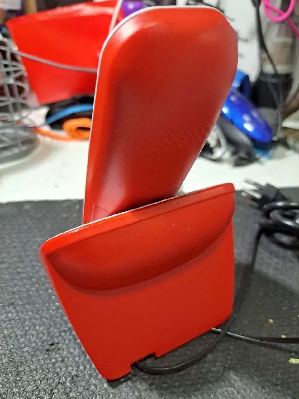 Telefone Sem Fio Digital TS 3110 Vermelho Intelbras (USADO) - Foto 3