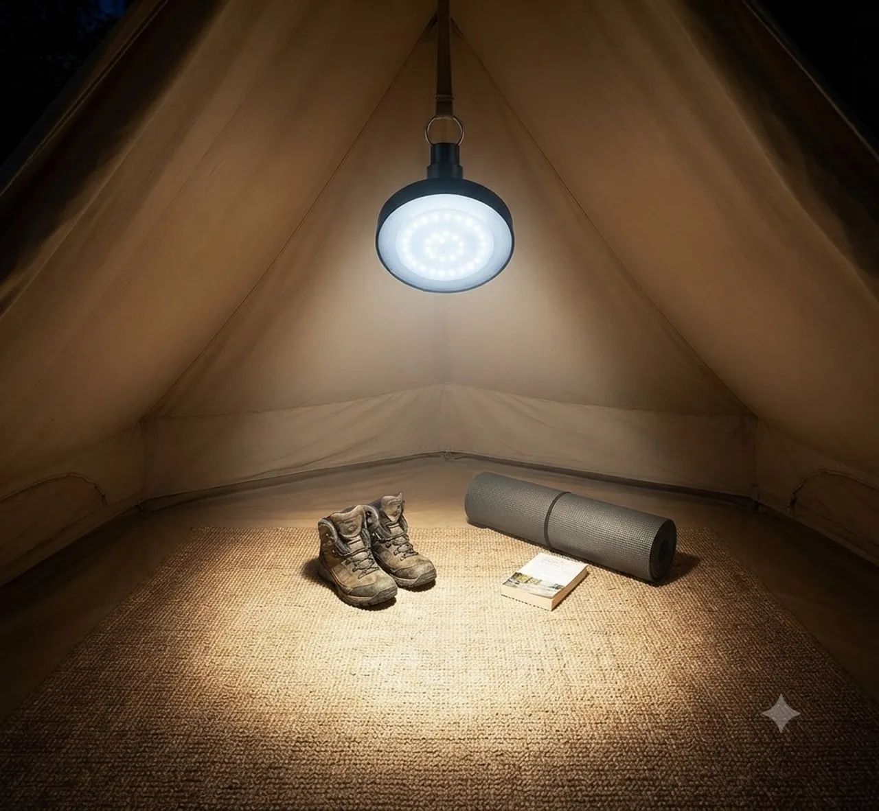Luminária para barraca camping 