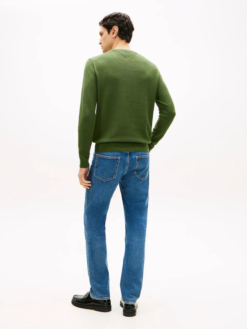 Suéter Tommy Hilfiger Cotton Knit Lightweight Crewneck Sweater Pullover - Foto 4