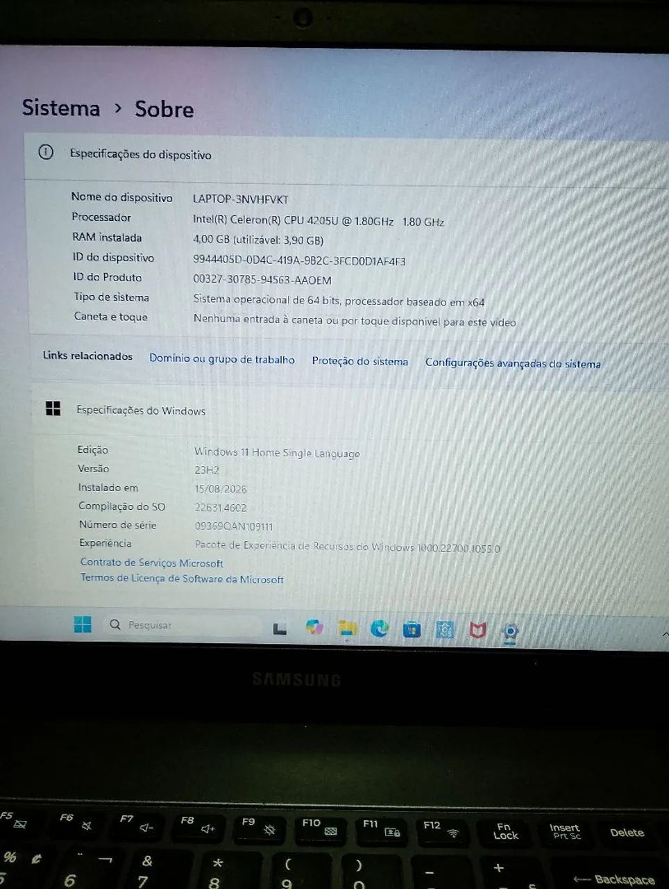 Notebook Samsung  - Foto 2