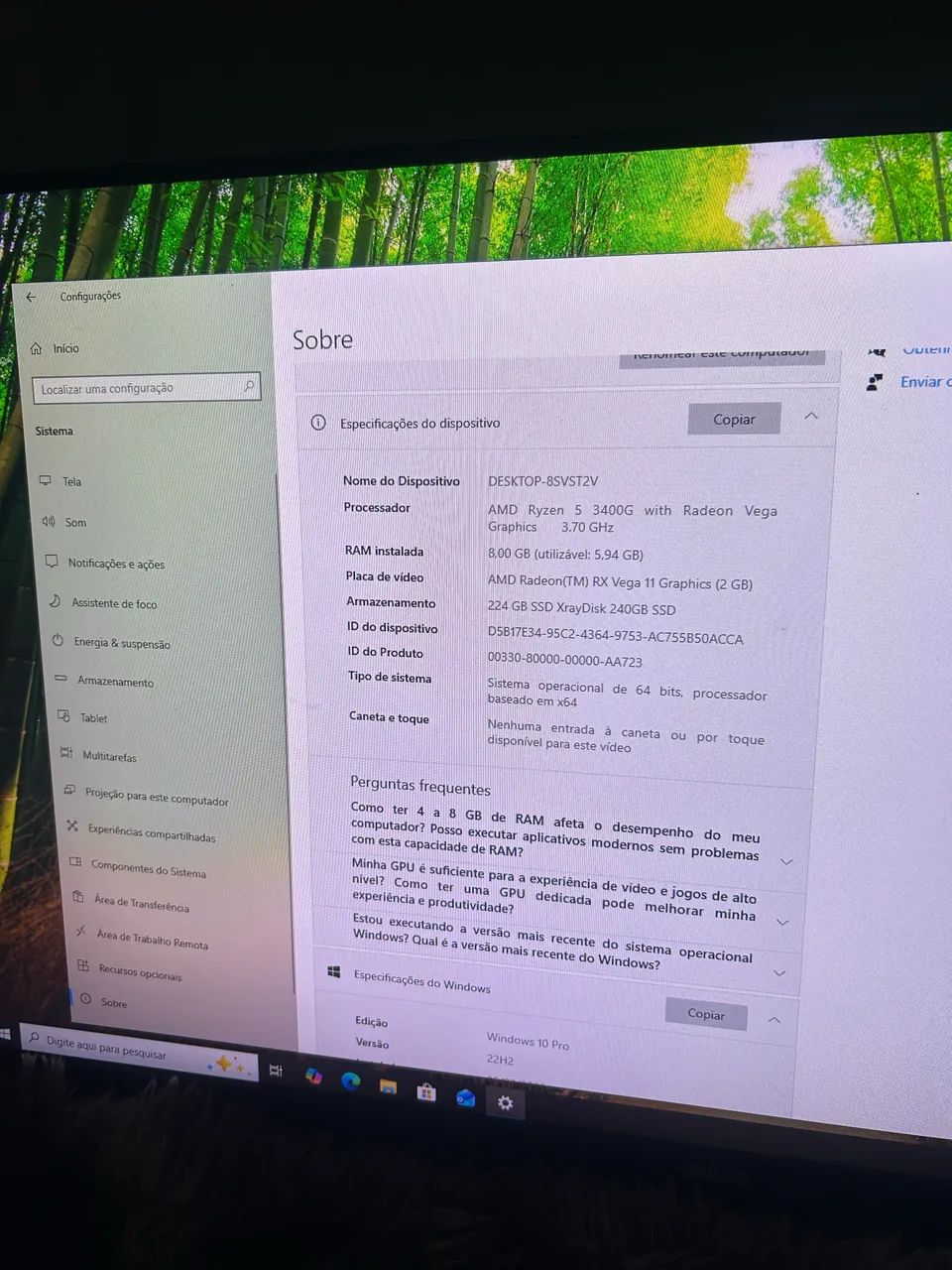 Computador semi novo 453825293798625284