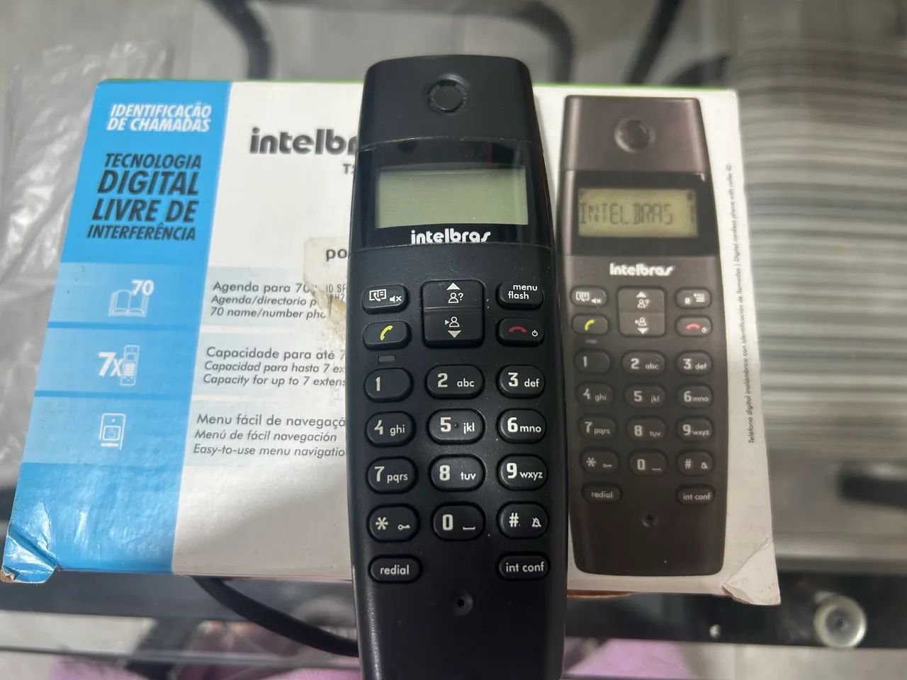 Telefone sem fio intelbras 