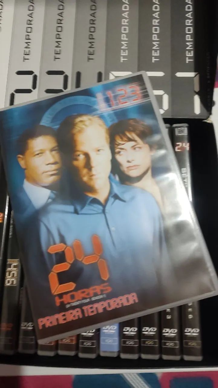 Box DVD série 24Hs - 7 temporasdas