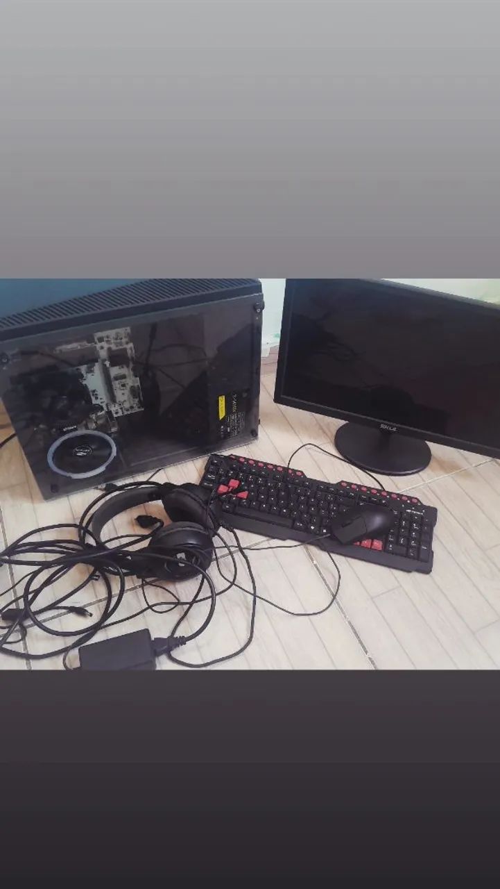 Computar em perfeito estado ,( so a cpu q queimou a placa 