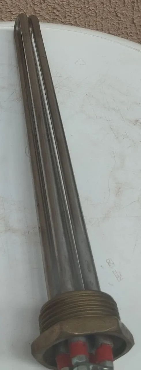 Resistência elétrica bifásica 5000 Watts x 220 V, em aço inox (NOVAS) - Foto 3