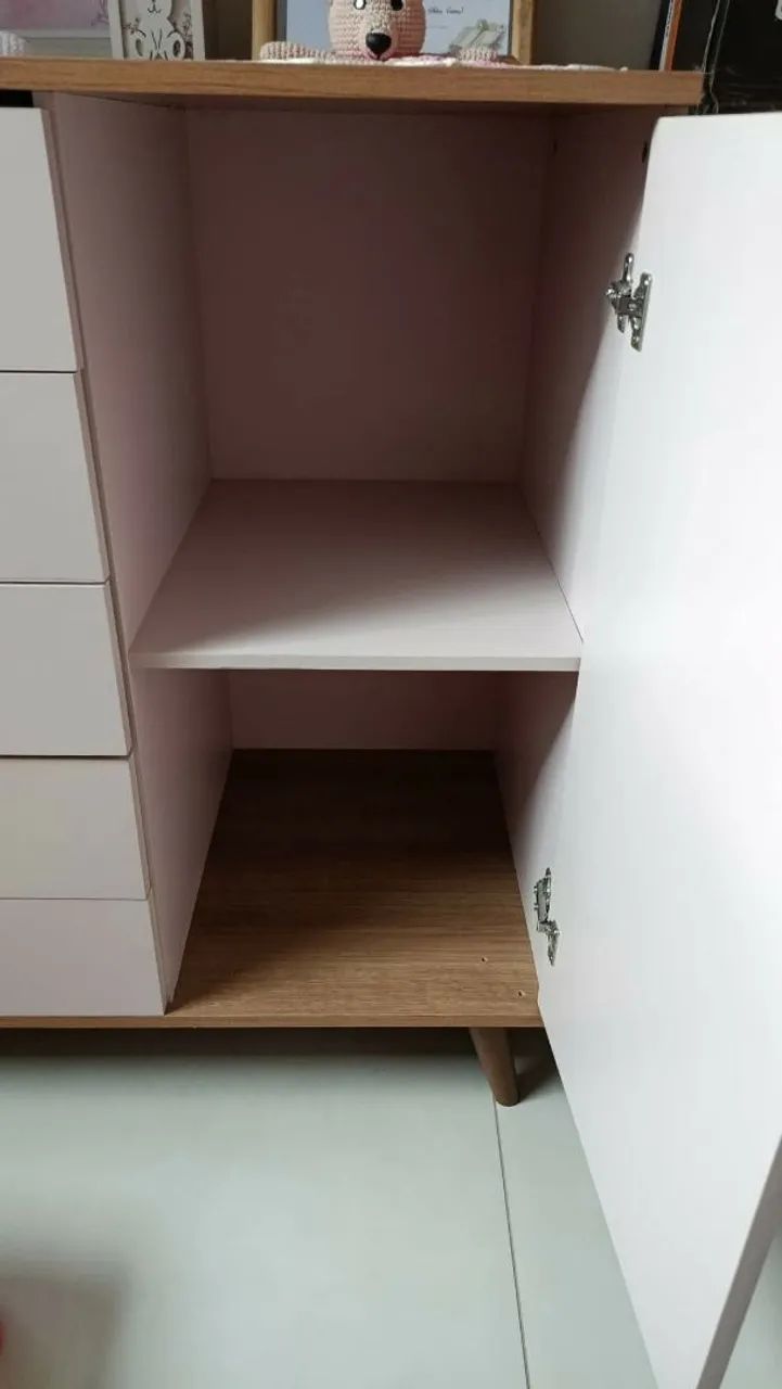 Cômoda Rosa em MDF  - Foto 2
