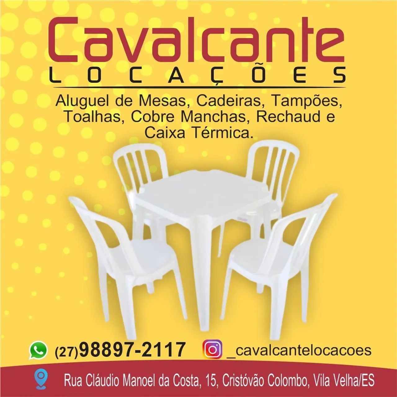 MESAS E CADEIRAS