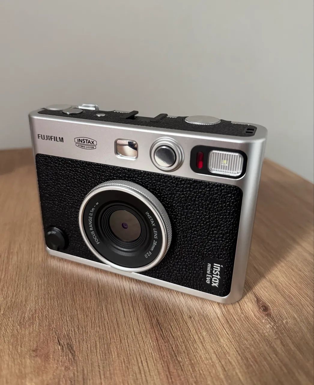 câmera e impressora para smartphone fujifilm instax mini evo
