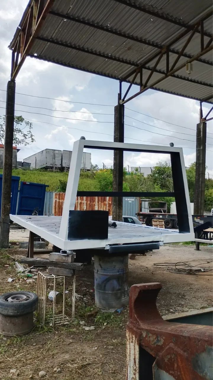 Plataforma hidráulica 6 metros - Reformada - Foto 4