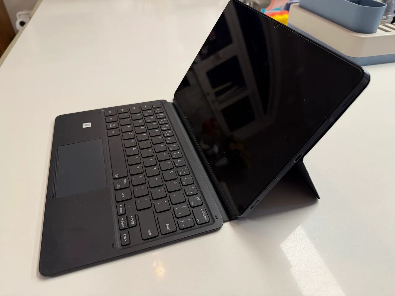 Vendo Tablet Samsung Tab S7 com capa teclado e Caixa