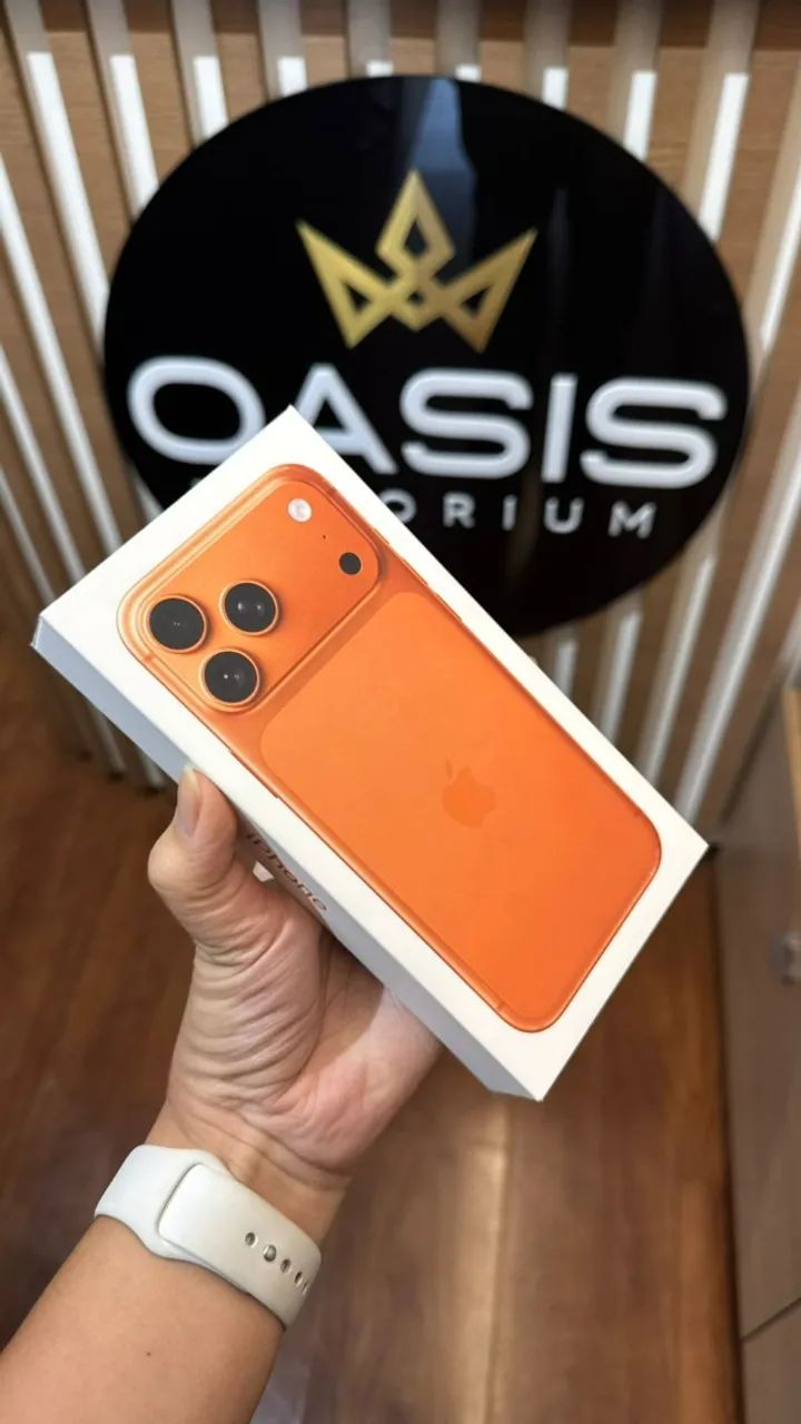 iPhone 17 PRO 256GB Lacrado Preço Imperdível LARANJA