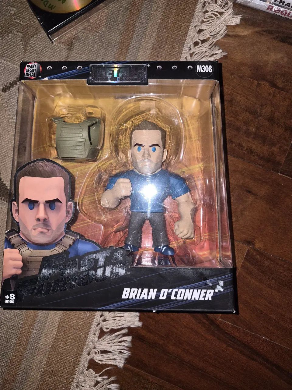 Promoção !!! Boneco brian o connor cast metal (lacrado)