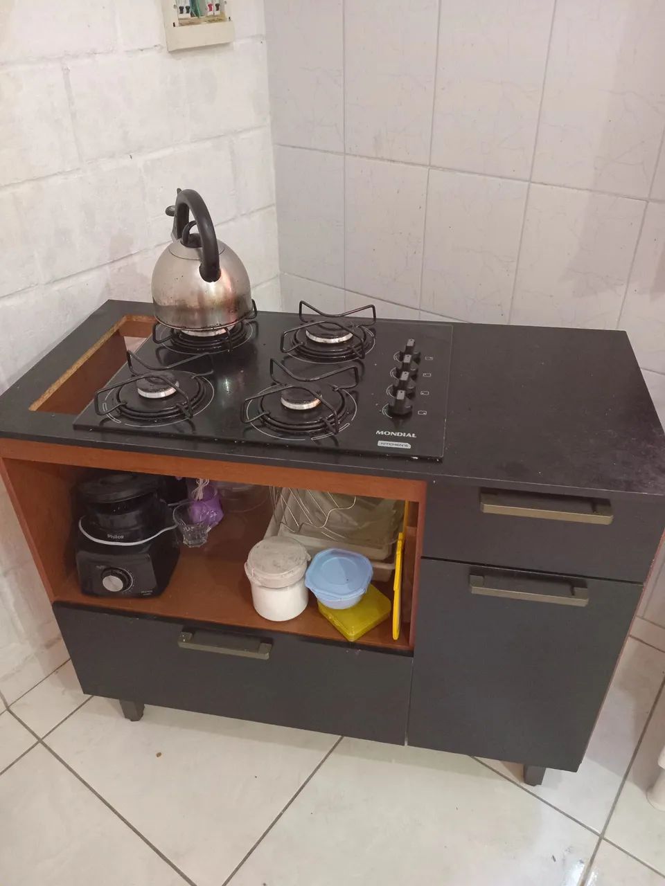Cooktop com gabinete