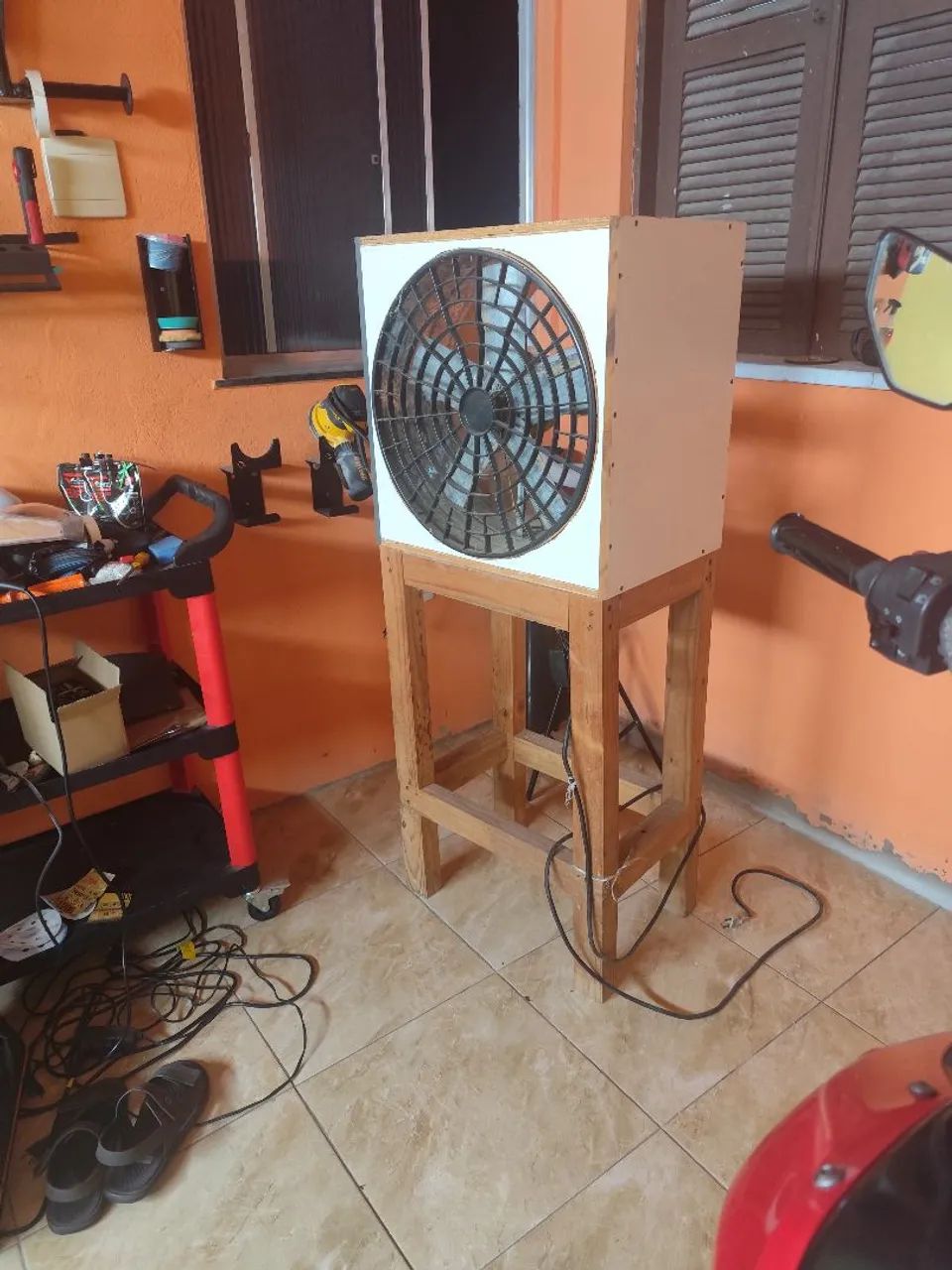 Exaustor dupla função 