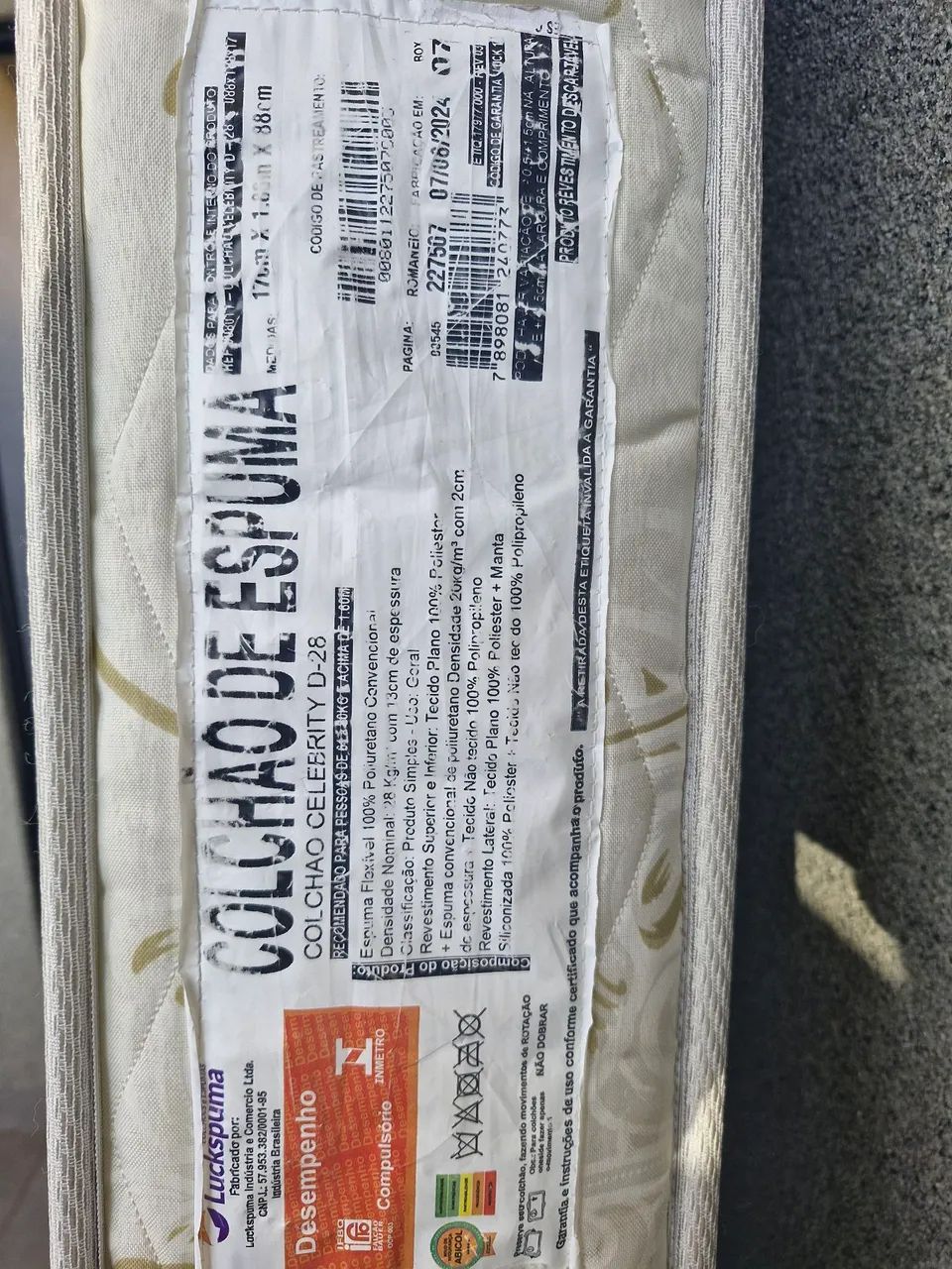 Colchão de espuma solteiro  - Foto 4