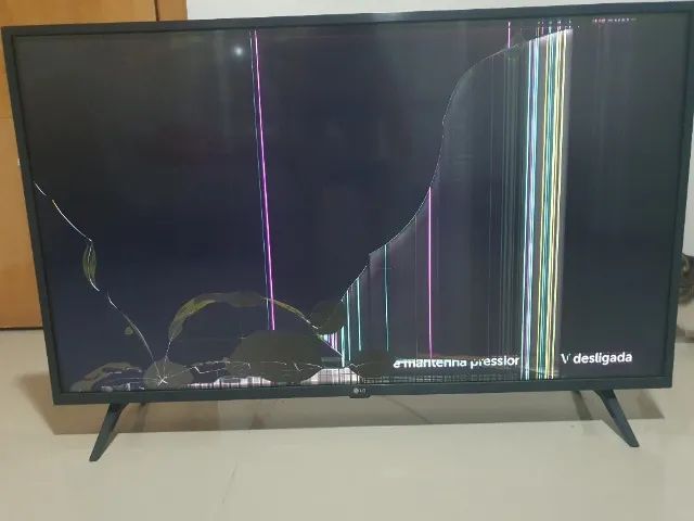 TV LG COM TELA QUEBRADA - Foto 4