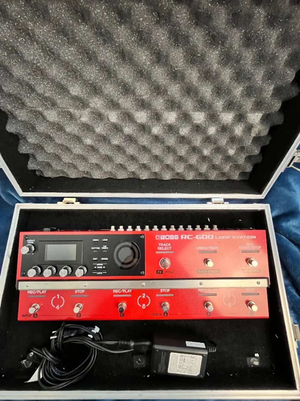 s*7様 BOSS RC-1 Loop Station Pedal de efeito Boss Loop Station RC-1 vermelho | Frete grátis