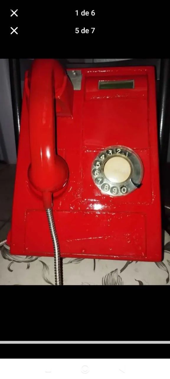 Telefone antigo orelhão. - Foto 5