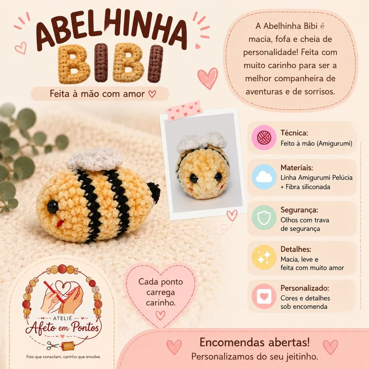 Amigurumi personalizado  - Foto 2