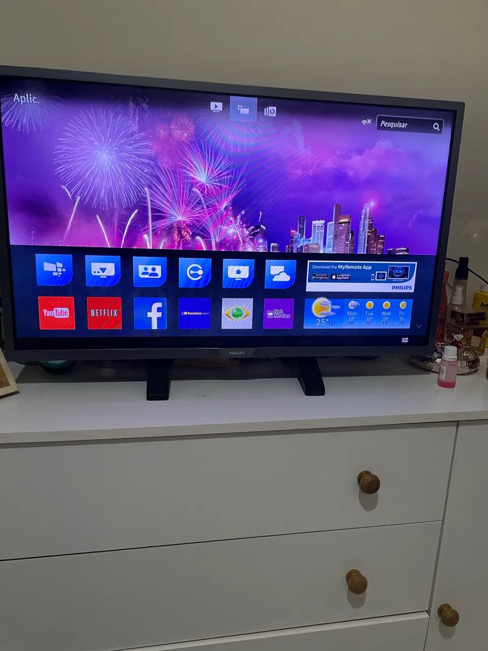 Smart TV Phillips - 32 polegadas  - Foto 2