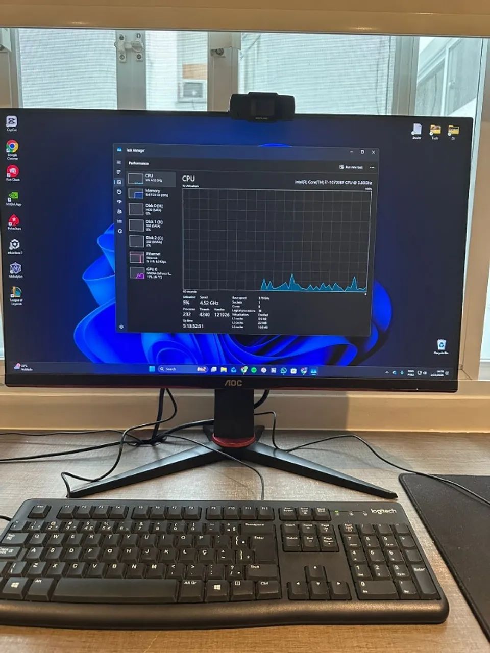 PC Gamer i7 + RTX 4060 | Forte e Atual - Foto 2