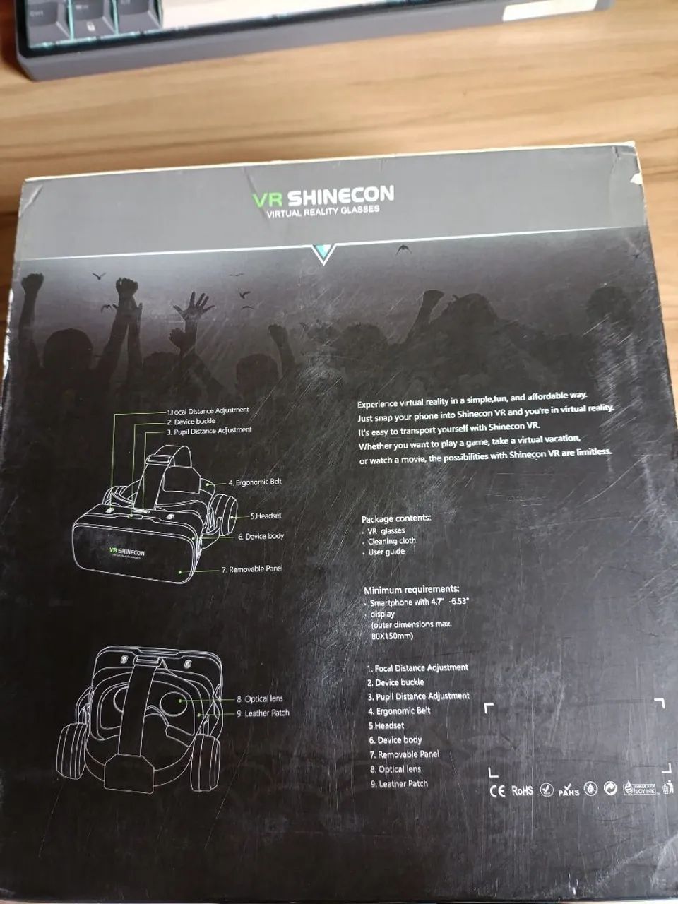 OCULOS VR + Joystick (envio com caixa original) - Foto 2