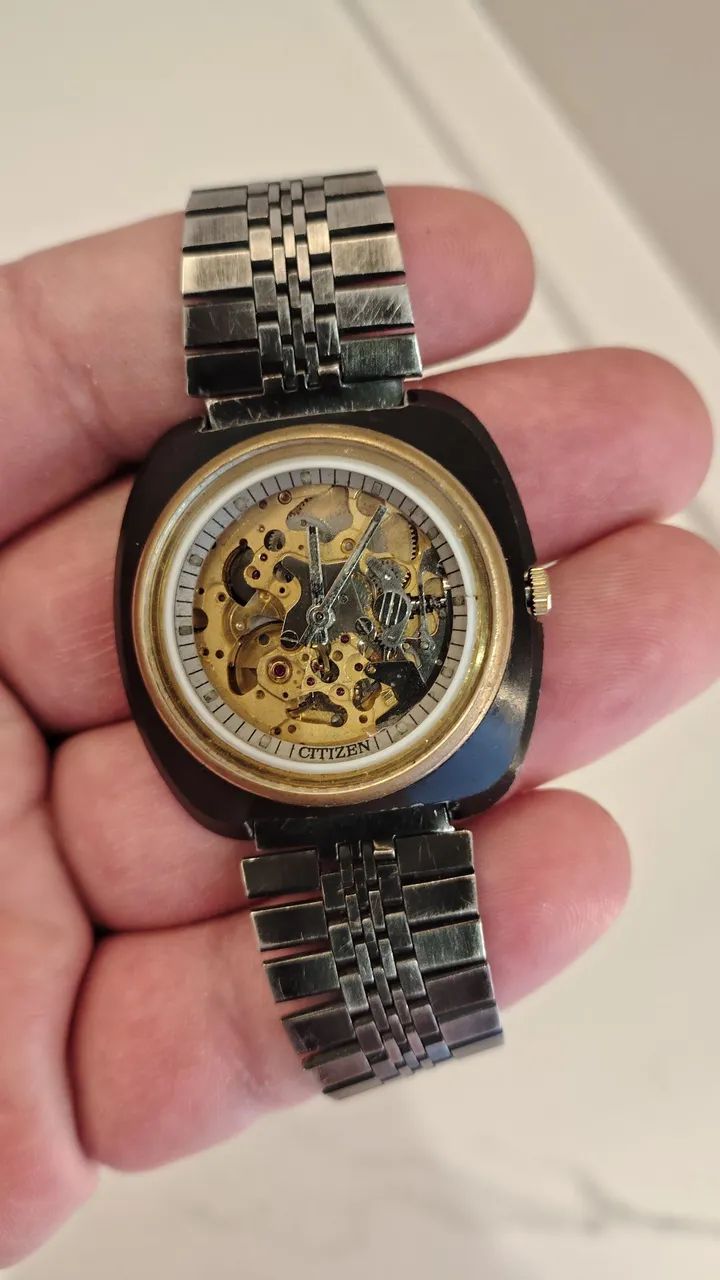 Relógio Citizen Skeleton (raridade anos 70) - Foto 2