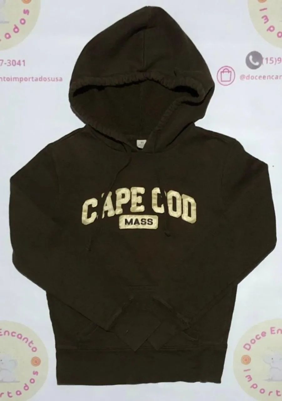 Blusa moletom Caoe Cod tamanho 4 anos importada (Desapego)