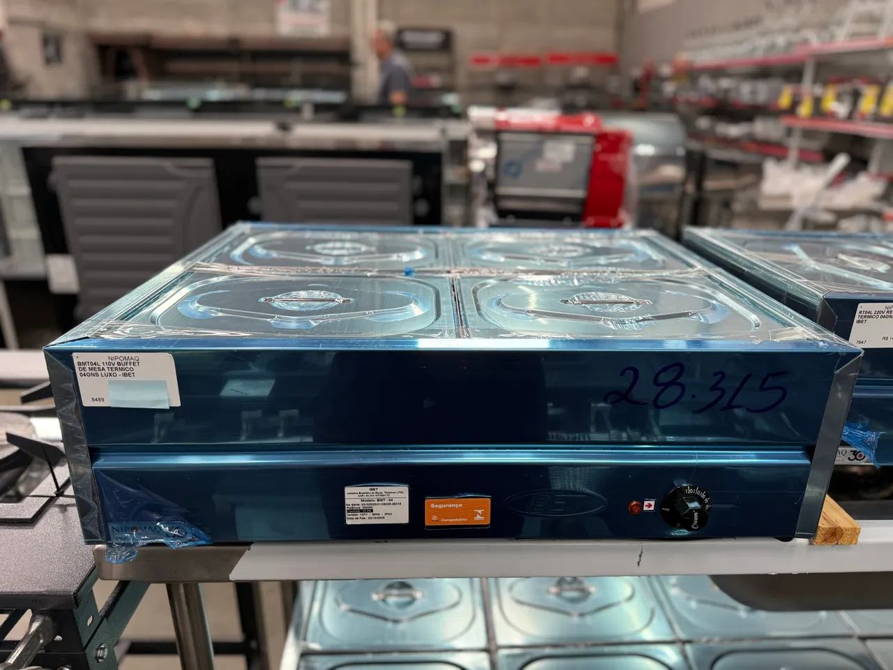 BMT04L BUFFET DE MESA TÉRMICO 04GNS LUXO - IBET