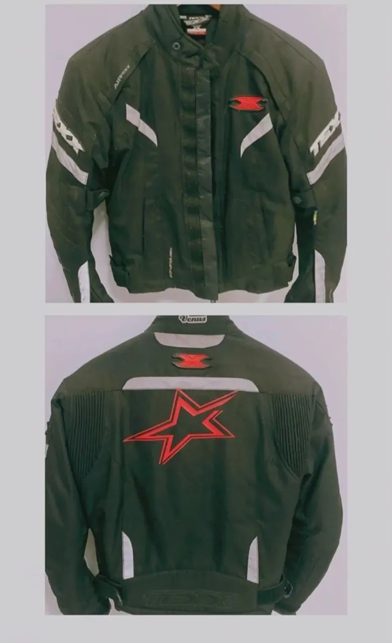 Jaqueta moto feminina 