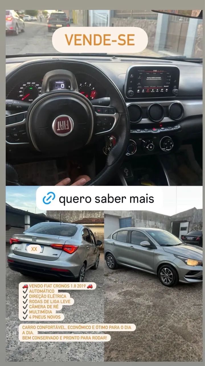 Fiat Cronos Drive 1.8 16V Flex AUT 2019