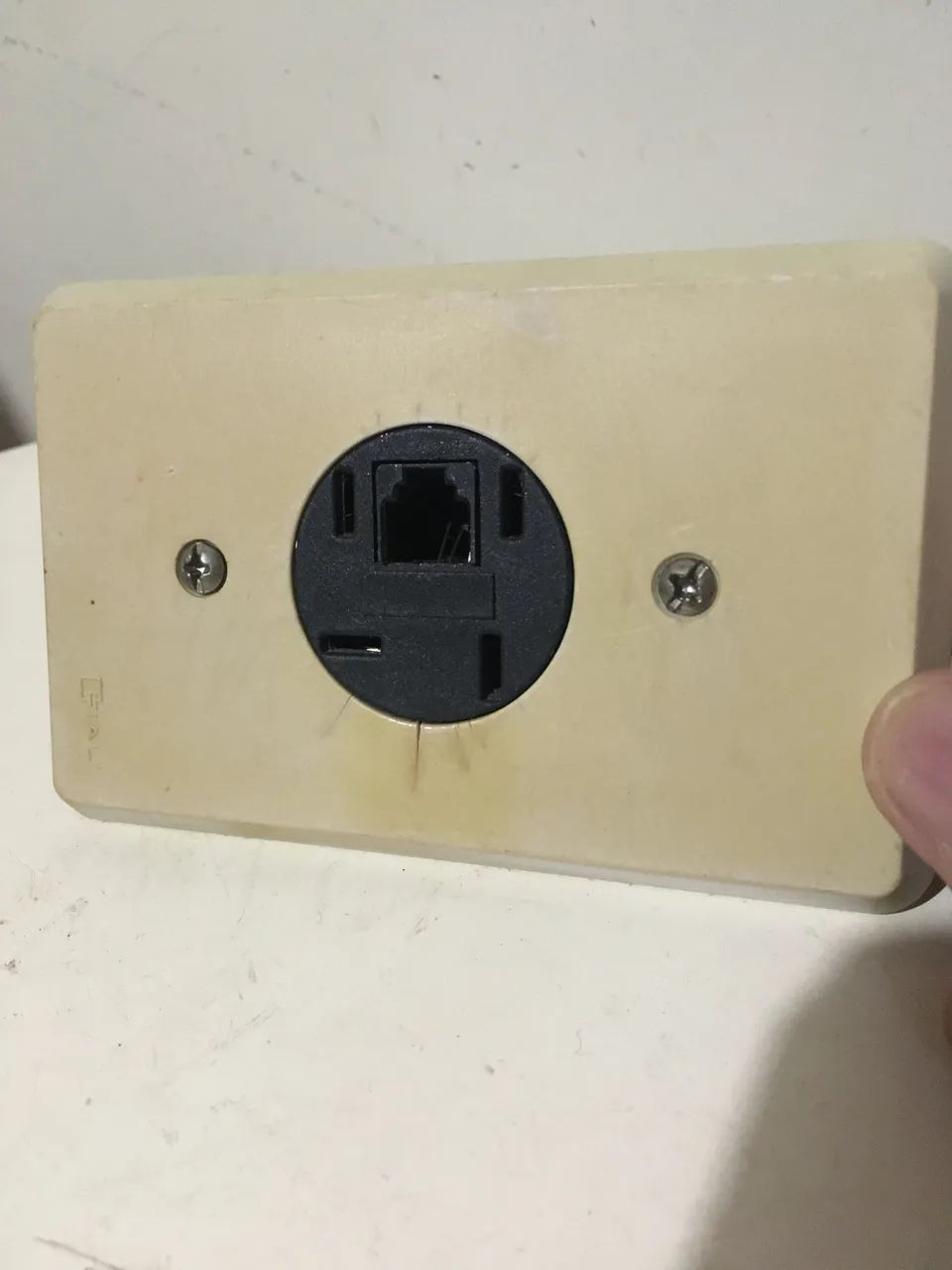 Tomada telefone 2 vias Rj 11
