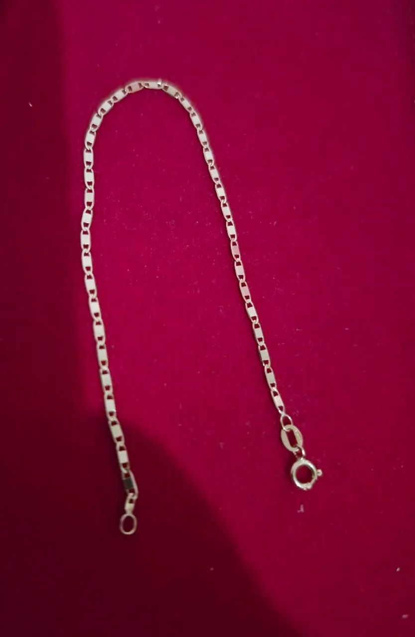 Pulseira de ouro piastrine