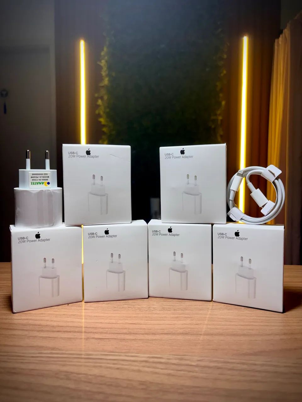 Carregador para iPhone Completo - Cabo + Fonte USB-C 20W - Foto 5