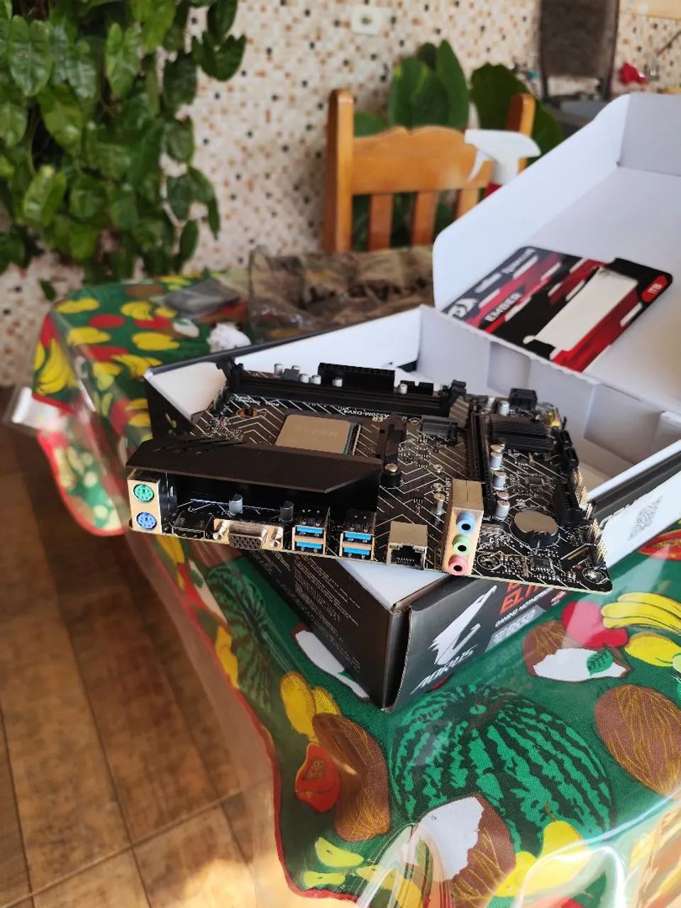 Placa mãe A520M +processado ryzen 5 500 - Foto 3