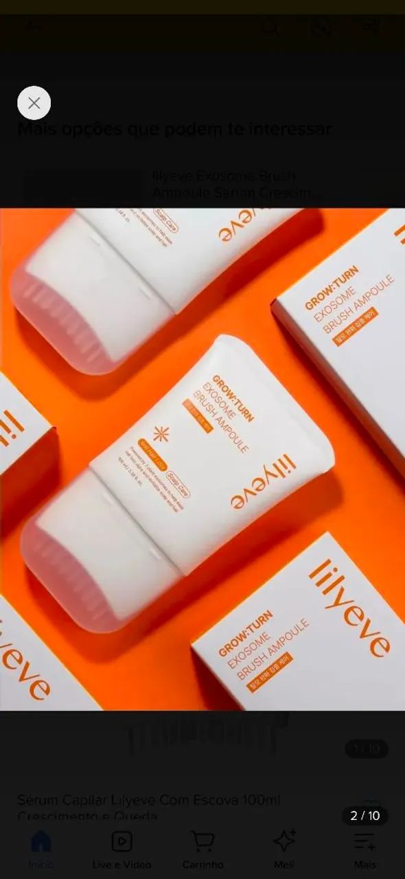 Serum Capilar Lilyeve com Escova 100ml / Crescimento e Queda - Foto 5