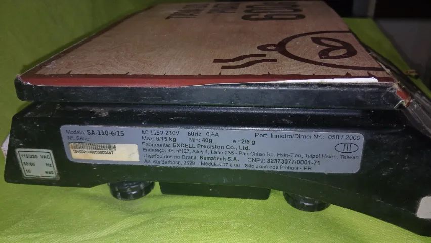 Balança Digital Comercial Bematech SA-110 (15kg) - Visor Duplo