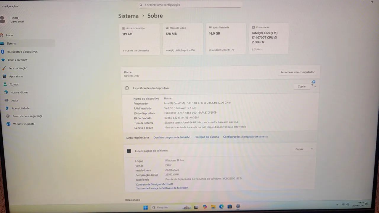 Micro computador Dell Optiplex 7080 - Foto 3