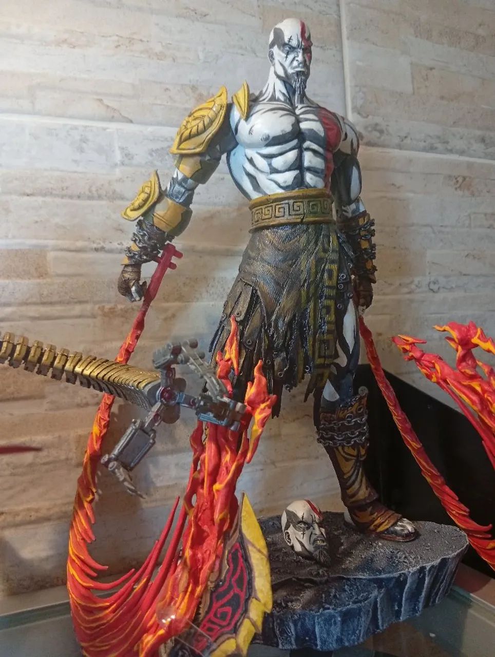 Boneco GOD OF WAR ARTICULADO 30CM - Foto 2