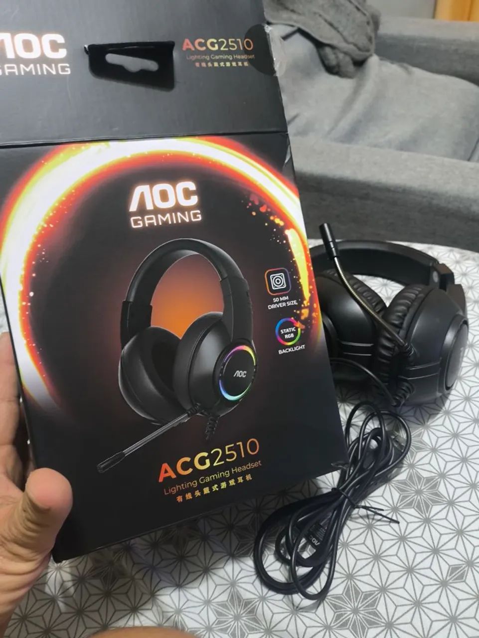 Headset AOC USB! - Foto 3