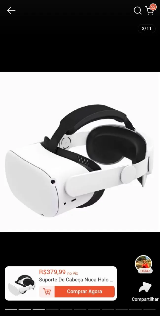 Oculus Quest 128gb + Cabo Link 5m - Consoles de Vídeo Game - Três